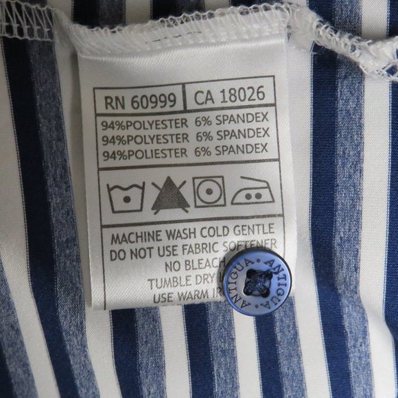 Antigua* Men's Short Sleeve Straight Hem Polo Golf Pullover Shirt~ Size XXL - Picture 8 of 13